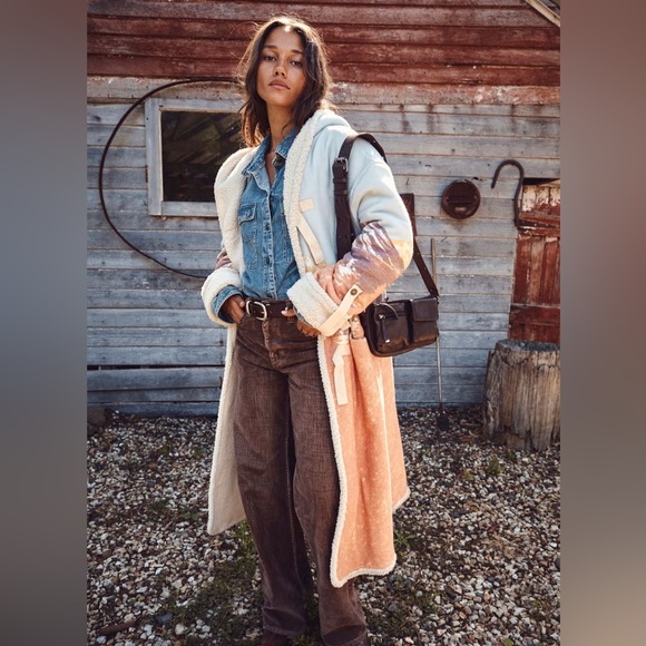 free people acadia duster sweatshirt